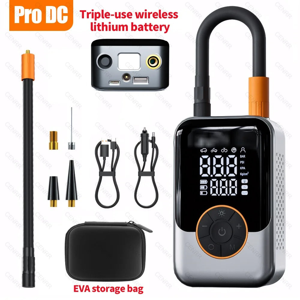 Portable Digital Tire Inflator (Rechargeable)