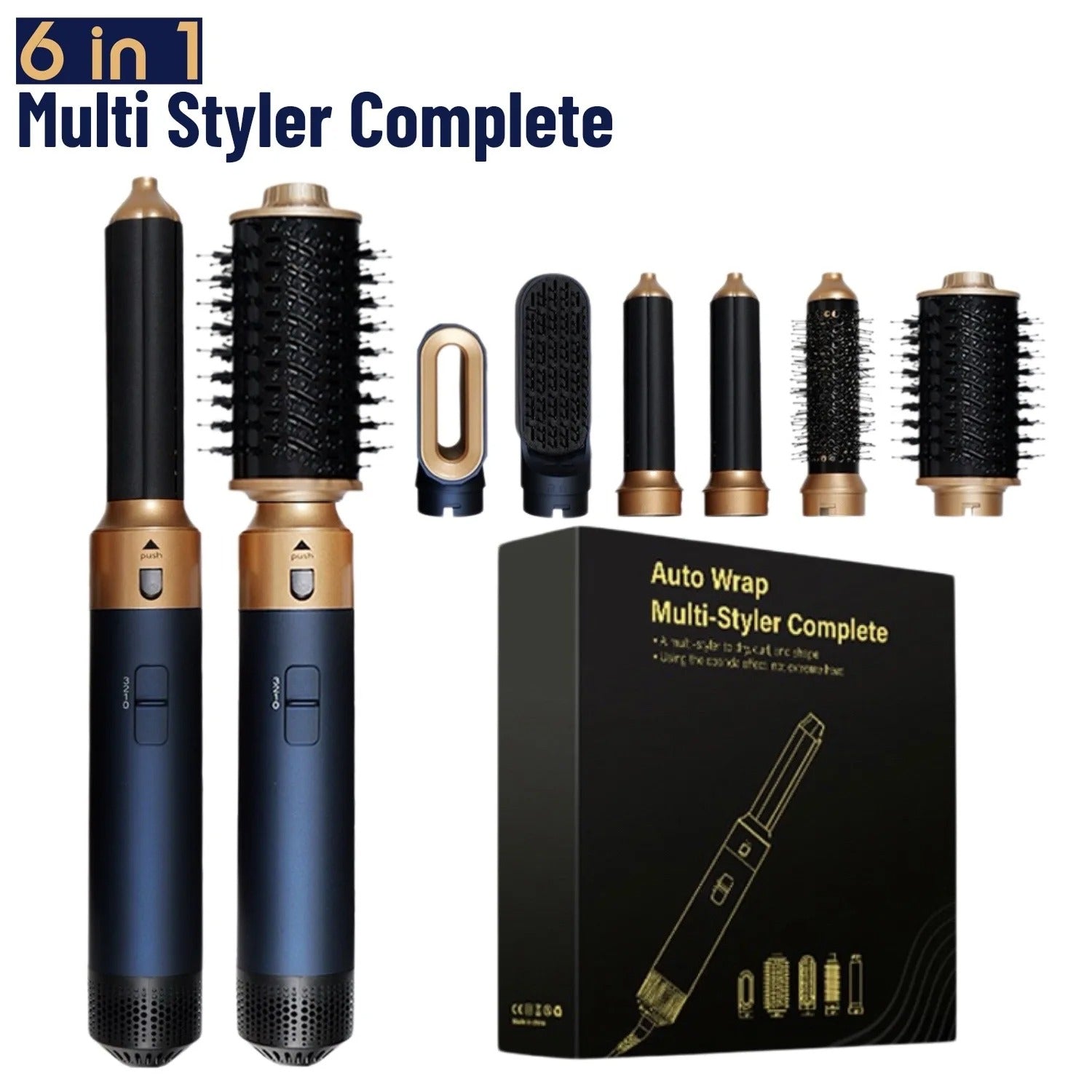 6-in-1 Hair Styler Pro (Air heating to avoid Heat Damage)