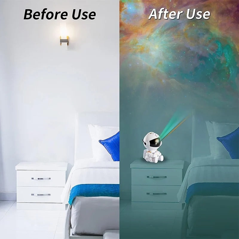 GalaxyGlow Astronaut Star Projector