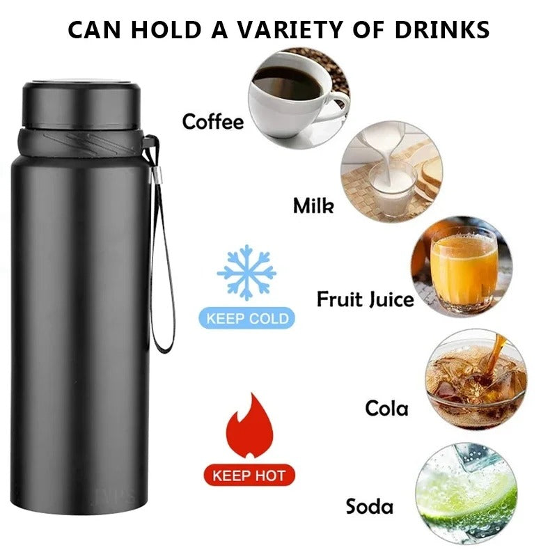 Insulated Vacuum Flask (Hot & Cold) – 1L