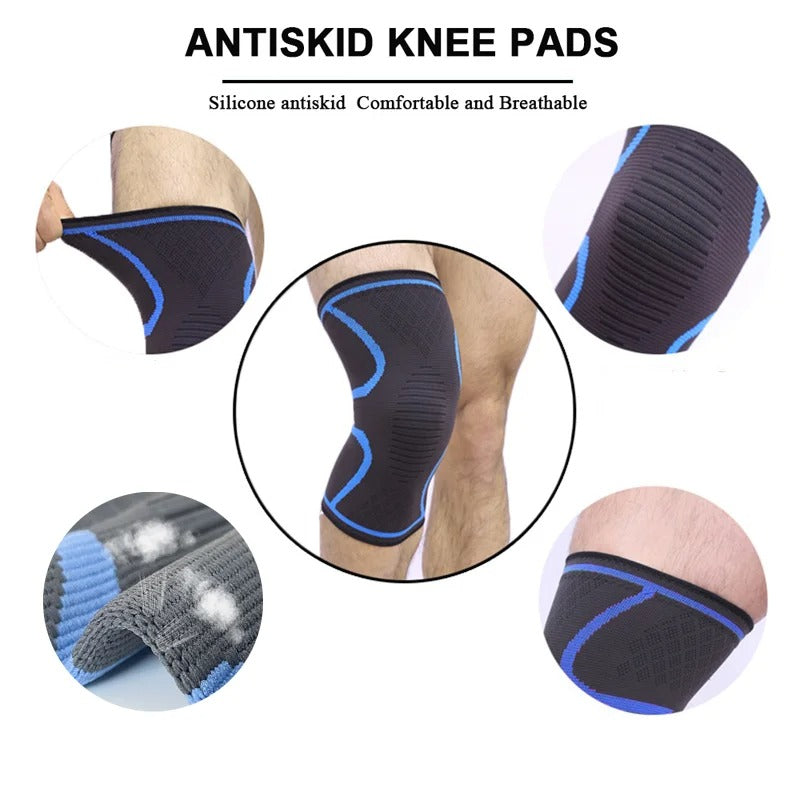 Knee Brace Compression Sleeve – Pain Relief & Support for Arthritis, Meniscus & Sports Injuries