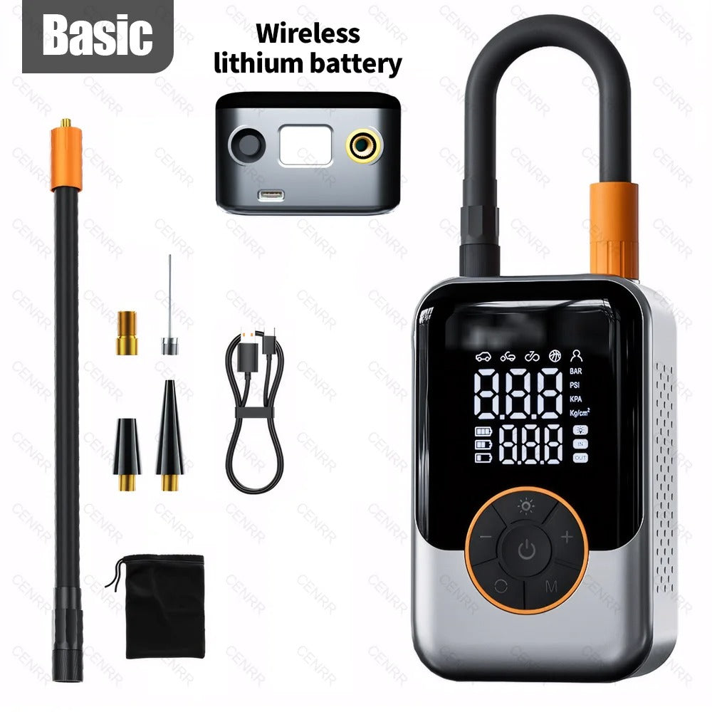Portable Digital Tire Inflator (Rechargeable)